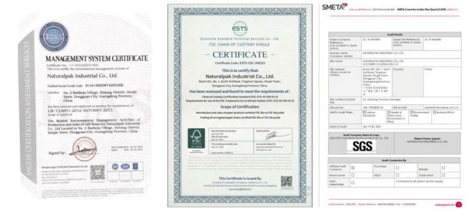 PU упаковывая для коробки пакета подарка дозора с ватином шелка подушки внутри кожаной поверхности