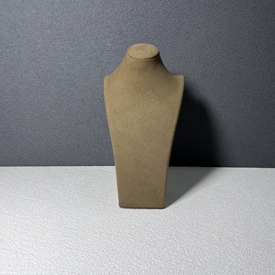 Дисплеи стоек ожерелья Microfiber кофе дисплея ювелирных изделий бюста манекена ROHS