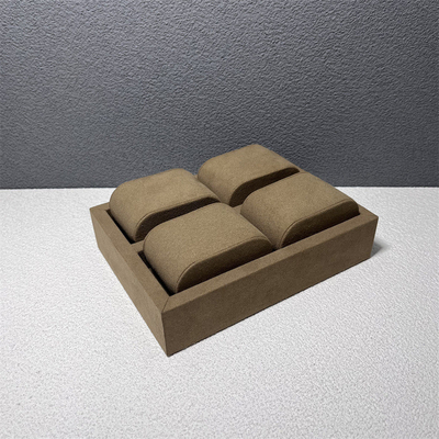 Дозор Microfiber слота цвета 12 кофе роскошный показать организатор дозора ювелирных изделий
