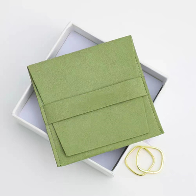 Конверта бархата ожерелья сумка ювелирных изделий Microfiber замши стильного изготовленного на заказ упаковывая