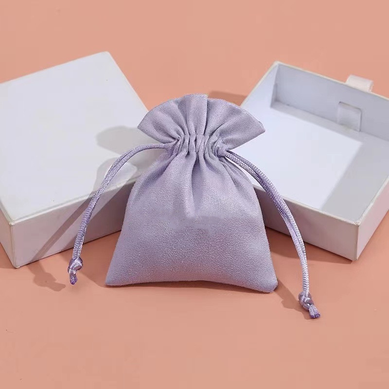 Сумки бархата мешка ювелирных изделий Drawstring цвета конфеты небольшие для ювелирных изделий