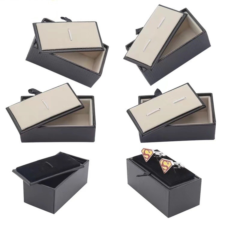 70*35*30mm подарочная коробка запонки для манжет тяги сатинировки одного и 2 для ювелирных изделий